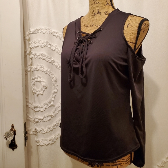 Lace Up Top - Picture 6 of 12